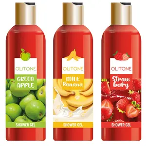 Body Wash Shower Gel 400 ml refreshements body wash bottles fragrance Milk banana perfume body care set Made in Turkey