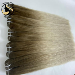 Tissage en lot Ombre fait à la main, Extension de cheveux naturels sur trame, de style vietnamien, meilleure qualité - Product Image 3