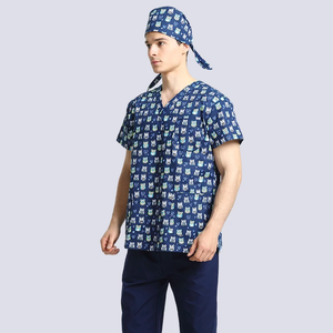 Salopette à manches longues, extensible à quatre voies, Anti-rides, rayonne mixte, élégant col côtelé poches multiples - Product Image 4