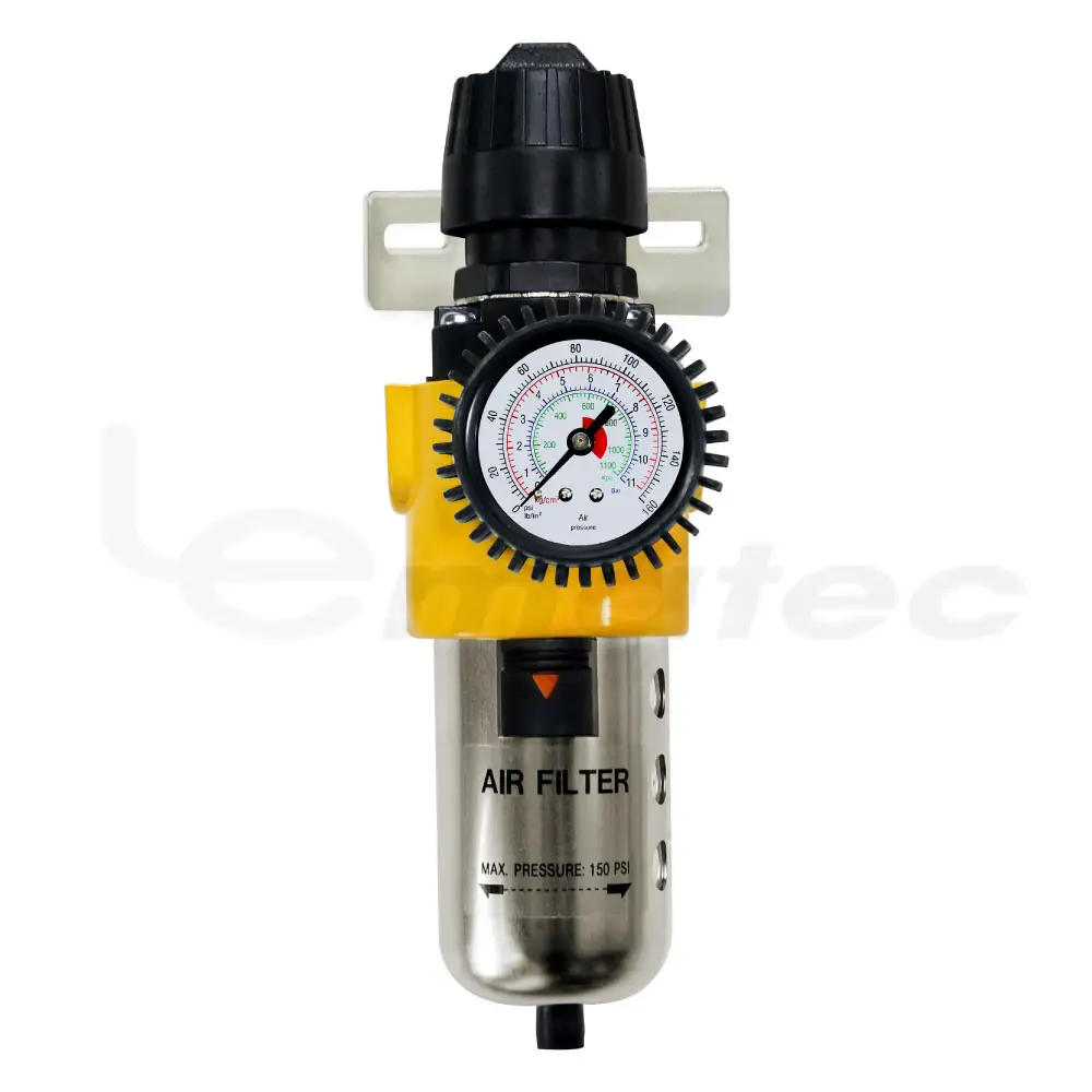 Pneumatic Air Source Treatment Units FRL Combination Compressed Air Filter Regulator 1/2" Inlet Taiwan Made Heavy Duty