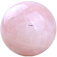 Boule de pierre de guérison, en cristal naturel, sphère de Quartz Rose, vente en gros, collection