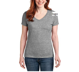 T-Shirt à col en v Nano pour femmes, 99% coton, 1% polyester, vente en gros, à la mode, 9 pièces, bon marché, du Bangladesh - Product Image 5