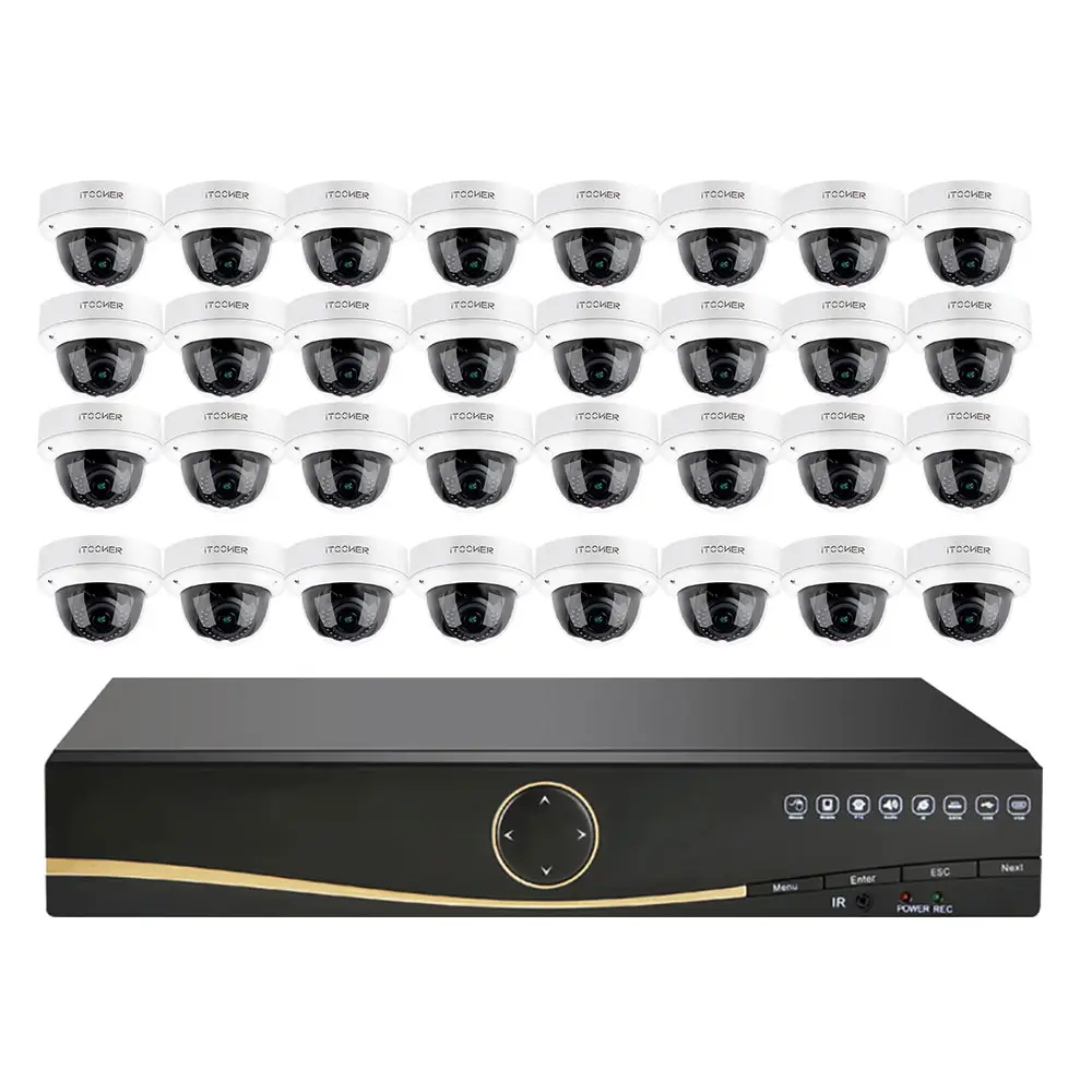 32 채널 cctv 시스템 5mp 보안 카메라 키트 32ch NVR 비디오 감시 시스템 H.265 +