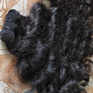 ผมมนุษย์บริสุทธิ์หยิก26นิ้วที่มีคุณภาพสูง Cuticles ชิดมัดผมต่อการรวมกลุ่ม DHL ด่วนการจัดส่งสินค้าผู้ผลิตผม - Product Image 1