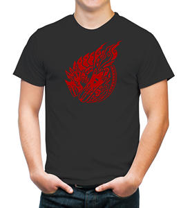 Camiseta de algodón con cuello redondo para hombre, de talla grande camiseta con logotipo personalizado, longitud corta, estilo informal, estampado sólido, característica de compresión, Jersey de Material de seda - Product Image 2