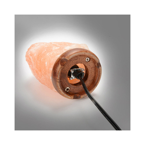 Lampe de Sel de l'Himalaya Orange 2026 Écologique Faite à la Main Lampe de Nuit Feng Shui Lampe de Table IMPEX PAKISTAN - Product Image 6