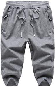 Shorts XS en lin respirant personnalisés pour hommes taille élastique mi anti-rides solide Style vintage Gym Jogging été jours de plage - Product Image 2