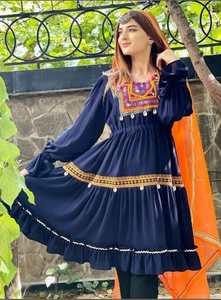 Mejor Banjara Tribal étnico Vintage Kuchi vestido afgano/Pakistán Kuchi fiesta tradicional multicolor vestido Kochi musulmán - Product Image 4