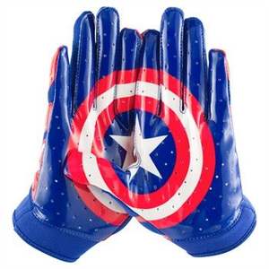 Guantes de fútbol americano OEM 2021 al por mayor conjuntos de guantes receptores deportivos de talla grande para adultos - Product Image 1