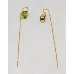 Pendientes de piedra colgantes hechos a mano para niñas y mujeres - Product Image 1