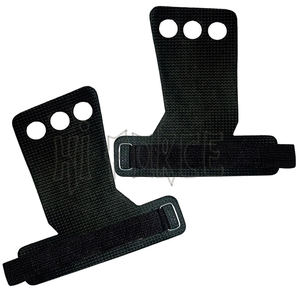 <b>Gymnastics</b> Hand Grips With Wrist Straps Weightlifting Workout Pullups Gymnastic <b>Gloves</b> - Product Image 1