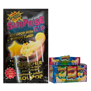 Elevato Standard di Popping Caramella con sorpresa Lollipop