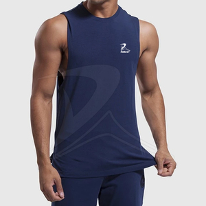 Débardeurs de sport de haute qualité à séchage rapide pour hommes, gilet de musculation décontracté de couleur unie avec logo personnalisé, vêtements de sport respirants - Product Image 1