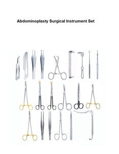 Juego de Instrumentos de Cirugía de Fístula A.V. de Acero Inoxidable - Herramientas Quirúrgicas Manuales, la Base de los Instrumentos Quirúrgicos - Product Image 6