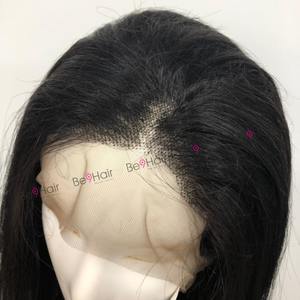 Perruque Remy à lace transparente pour femmes noires, EXTENSION de cheveux humains vierges lisses de haute qualité, prix en gros - Product Image 2