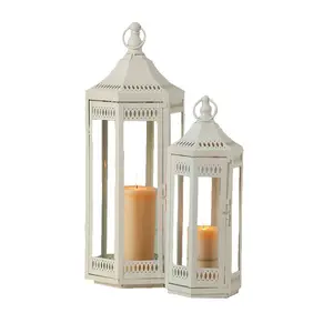 Lampu lilin klasik desain Modern buatan tangan, hiasan gantung untuk dekorasi rumah kaca bening