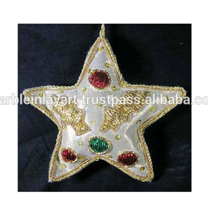 Christmas Felt <b>Star</b> <b>Hanging</b> Decoration Ornaments - Product Image 1