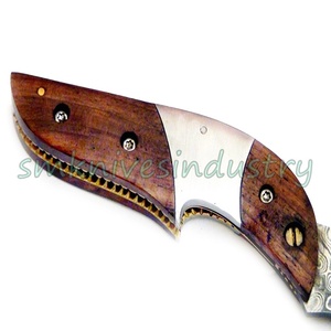 Personalizado hecho a mano Damasco plegable cuchillo de bolsillo por Sm cuchillos de la industria (smk1600) - Product Image 2