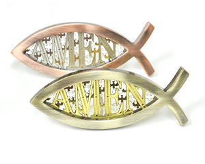 Placa Ichthus Amén - Product Image 1