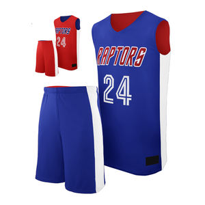 Maillots de basket-ball réversibles personnalisés pour hommes, respirant et dernier modèle, vente en gros d'uniformes grande taille bon marché avec broderie - Product Image 1