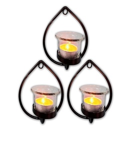 Wall Hanging <b>tealight</b> Candle <b>Holder</b> for Central or Side Tables Living Room and Home Decoration at lowest price - Product Image 1