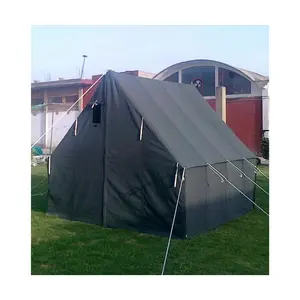 Hoch leistungs wasserdichte Leinwand grünes Zelt kleines Camping zelt Ridge Style 2 Männer Outdoor Camping Wüsten zelt