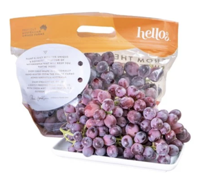 Fruit Packaging <b>Bag</b> with Square Bottom Moisture Proof Ziplock & Air Holes LDPE Material HAPLAST Brand - Product Image 1