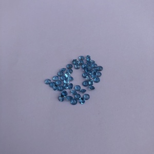 Topacio Azul suizo Natural de 2,5mm, piedras preciosas sueltas redondas facetadas, precio de fábrica, distribuidor al por mayor, comprar en línea ahora, piedras semipreciosas - Product Image 2