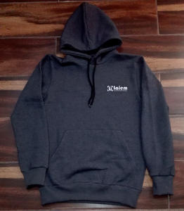 Sudadera con Capucha de Invierno con Patrón Sólido, Forro de Jersey Casual, Estampado 3D Oversize, Tejido Liso Teñido de Poliéster/Algodón, Personalizable - Product Image 3