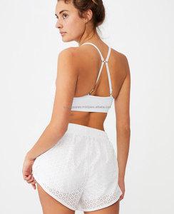 Top Corto de Manga Larga de Algodón Acanalado de Alta Calidad para Mujer, Proveedor de Ropa Oversize, Etiqueta y Embalaje Personalizados - Product Image 3