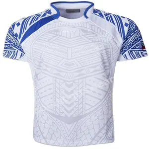 Maillot d'uniformes de Rugby, impression personnalisée, Design personnalisé avec votre propre équipe, ensemble de bagues, impression par Sublimation de haute qualité