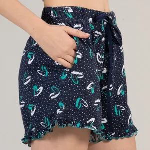 Shorts selvagem elegantes, novos bermudas femininas casuais e confortáveis de lã com cinto