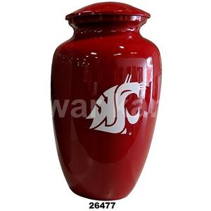 WSU Crimson-urna de cremación clásica para adultos, urna para cenizas - Product Image 1