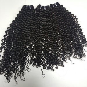 ผมต่อแบบหยิกหยักศกผมคนธรรมชาติสีดำบริสุทธิ์สไตล์เวียดนาม - Product Image 3