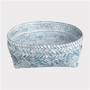 Cesta de Almacenamiento Seca/Cesta de Bambú Rectangular y Redonda/Bandeja de Mimbre para Almacenamiento y Organización del Hogar y la Cocina, Artesanía Hecha en Vietnam - Product Image 2