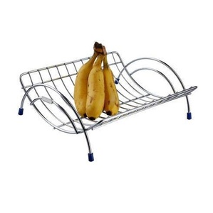 Cesta de fruta decorativa hecha a mano con Acabado niquelado, soporte de cesta de frutas y verduras de diseño personalizado de calidad Superior - Product Image 2