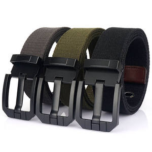 Nouvelle <span class=keywords><strong>ceinture</strong></span> en tissu extérieur <span class=keywords><strong>de</strong></span> haute qualité nouvelle <span class=keywords><strong>ceinture</strong></span> en toile <span class=keywords><strong>de</strong></span> golf <span class=keywords><strong>de</strong></span> sport à <span class=keywords><strong>boucle</strong></span> ardillon en alliage noir pour hommes patron - Product Image 5