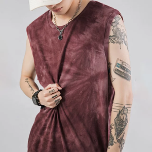 Hacemos personalizado Cantidad a granel Gimnasio Muscle Custom Tank Top Hombres Impreso Chaleco OEM Stringer Singlet Plus size Tank Top - Product Image 4