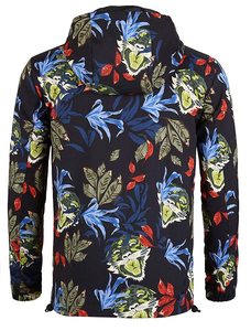 Veste coupe-vent imperméable personnalisable grande taille pour hommes avec fermeture à glissière respirante en fourrure de mouton Design personnalisé pour jeune homme - Product Image 6