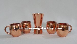 Hot Vantage Modern Premium Copper Wine Cup Herramientas de barra elegantes para una estética y funcionalidad perfectas para el hogar y los utensilios de cocina - Product Image 5
