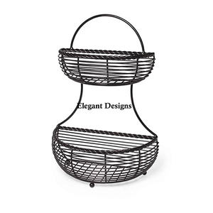 Cesta de alambre de hierro de diseño para huevos, encimera de cocina de lujo resistente, almacenamiento ecológico, cesta de huevos de lujo única - Product Image 3