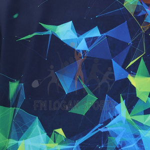 T-shirt en tricot pour homme multicolores à sublimation - Séchage rapide, écologique, vêtements décontractés d'été - Product Image 4