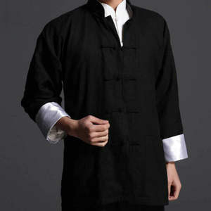 Uniforme de kung-fu de alta calidad para hombres, uniforme de Wing Chun, OEM, tradicional, shaolin, kung-fu, tai chi, venta al por mayor - Product Image 5