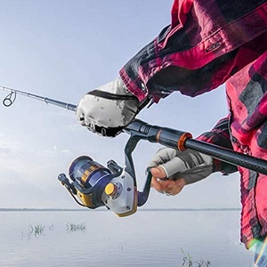 Professional Breathable Fishing Half-<b>Finger</b> Gloves, <b>Light</b> Anti-Slip Suitable for A Variety of Outdoor Sports - Product Image 6