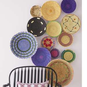 Decoración de pared de ratán hecha a mano de alta calidad, forma redonda para decoración del hogar, precio barato, producto caliente sin cantidad mínima - Product Image 1