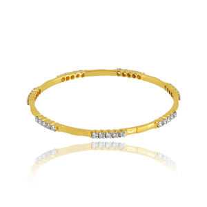 Personalized 925 <b>Sterling</b> <b>Silver</b> <b>Bracelet</b> with CZ Enamel New 18K Gold Plating Fine Bangle for <b>Women</b> - Product Image 6