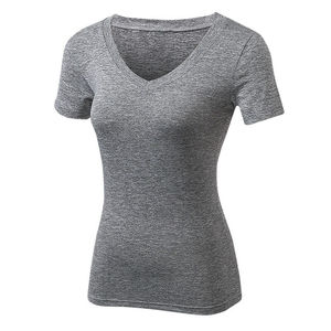 Camisetas de Fitness de alta calidad para mujer, camisetas de gimnasio para Yoga, ropa deportiva ajustada para trotar, camisetas de compresión, top personalizado - Product Image 5