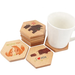 Posavasos de bambú con impresión personalizada, juego de posavasos de té de madera con logotipo nórdico de Vietnam 2020 - Product Image 6