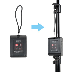 CAME-TV Mini 99 14.4V 99Wh Lightweight <strong>V</strong> <strong>Mount</strong> <strong>Battery</strong> for with 2 D-Tap &amp; 1 USB 5V Outlets for Camera - Product Image 4