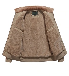 Haute Qualité Nouvelle Hiver Hommes Veste Manteau De Laine D'agneau Manteau Veste En Coton Pour Hommes - Product Image 2